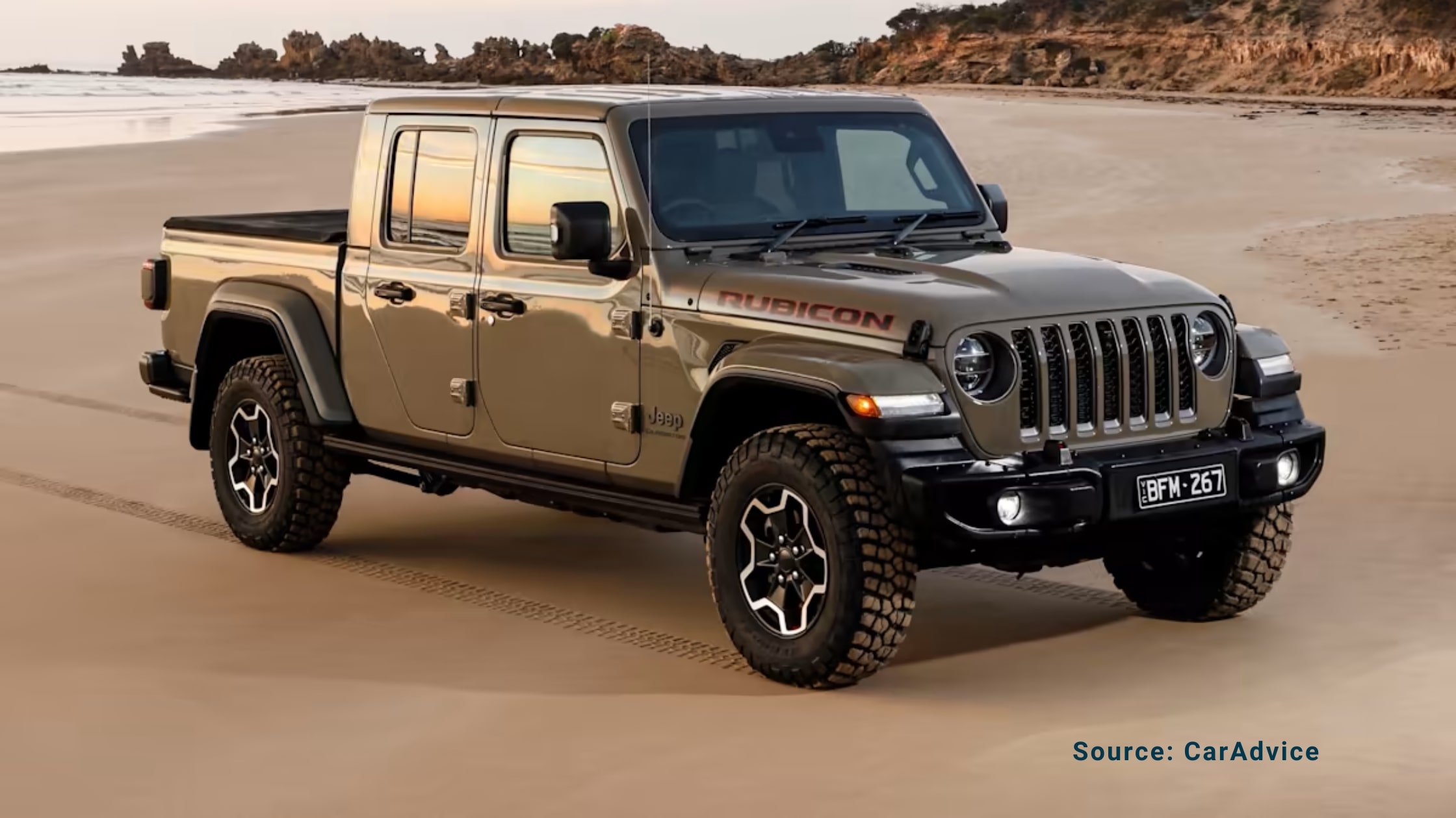 Car Model Names - brown Jeep Gladiator