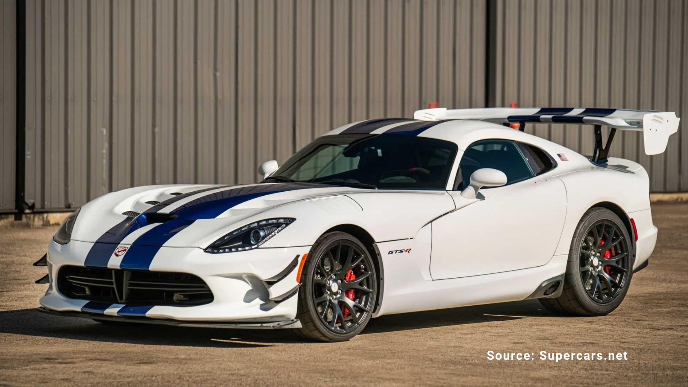 Car Model Names - white Dodge Viper sports car