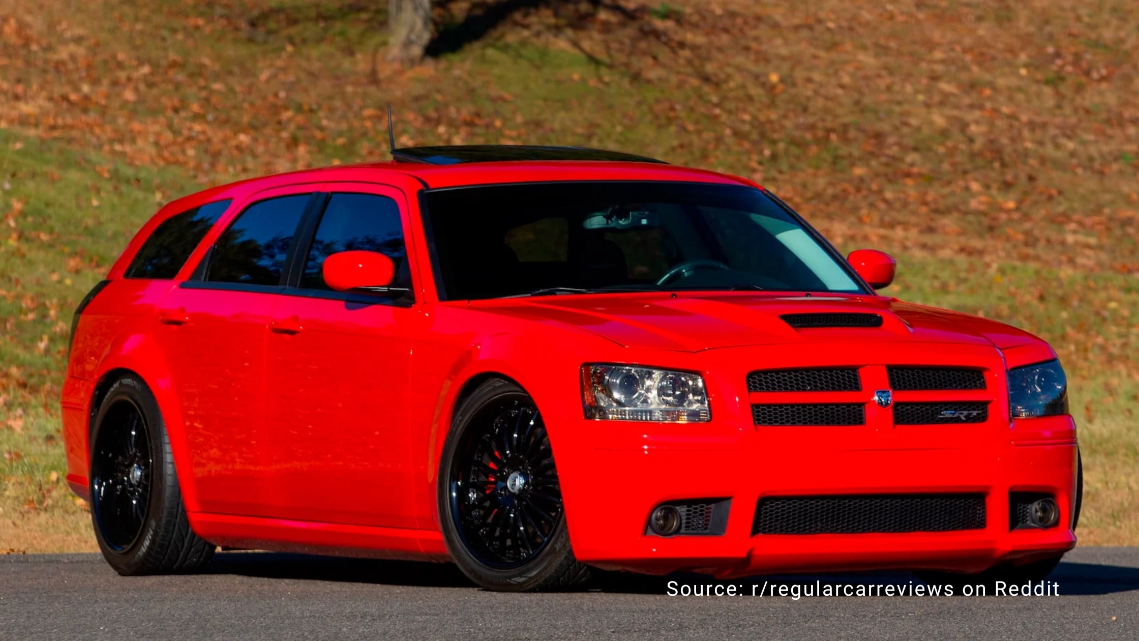 Car Model Names - red Dodge Magnum car