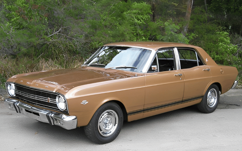 Australian Car - brown 1967 Ford Falcon XR GT