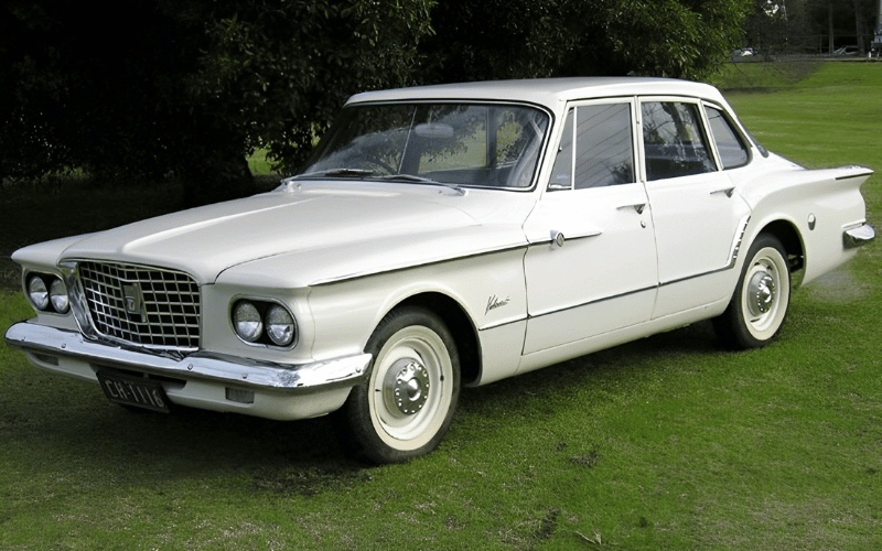 Australian car - white Chrysler Valiant R Series