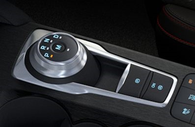 The Ford Focus console mounted dial is affordable for a small car