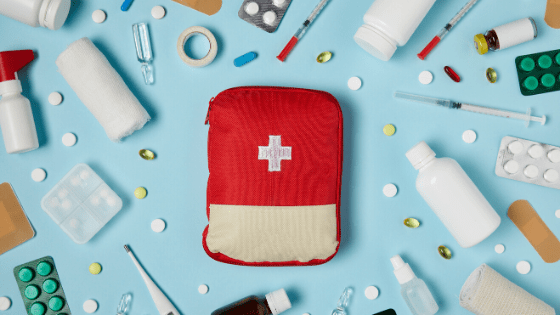 First aid kit car emergency kit