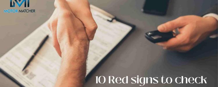 10 Red Signs to Check for When Buying or Selling a Used Car Online